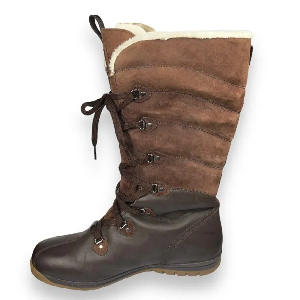 Helly Hansen Skuld 4 Winter Waterproof Boots Brown Women's 9.5‎